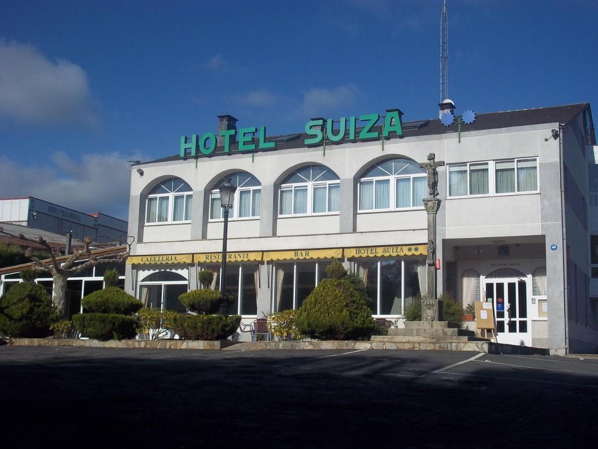 Hotel Suiza Arzua Bagian luar foto