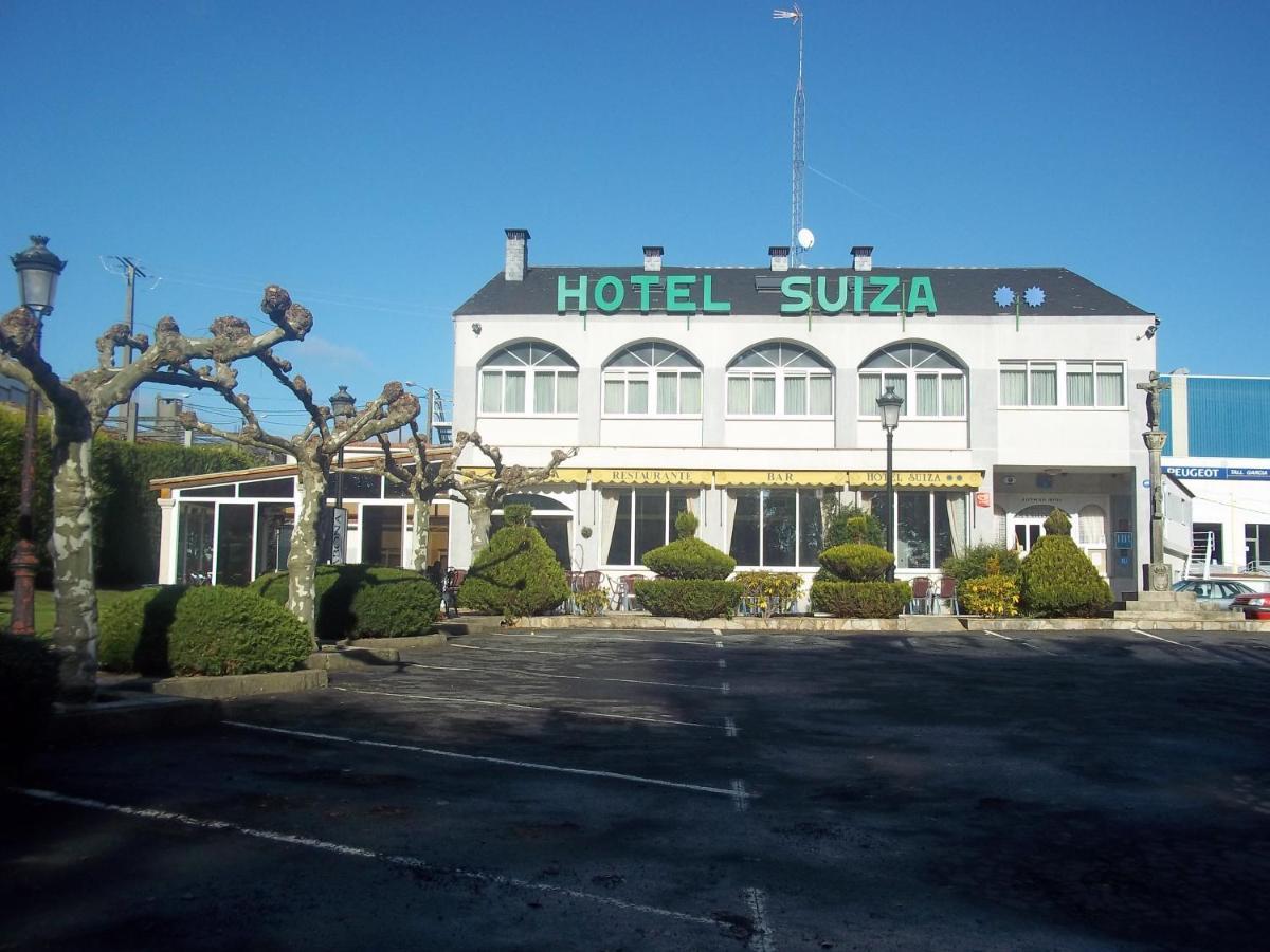 Hotel Suiza Arzua Bagian luar foto