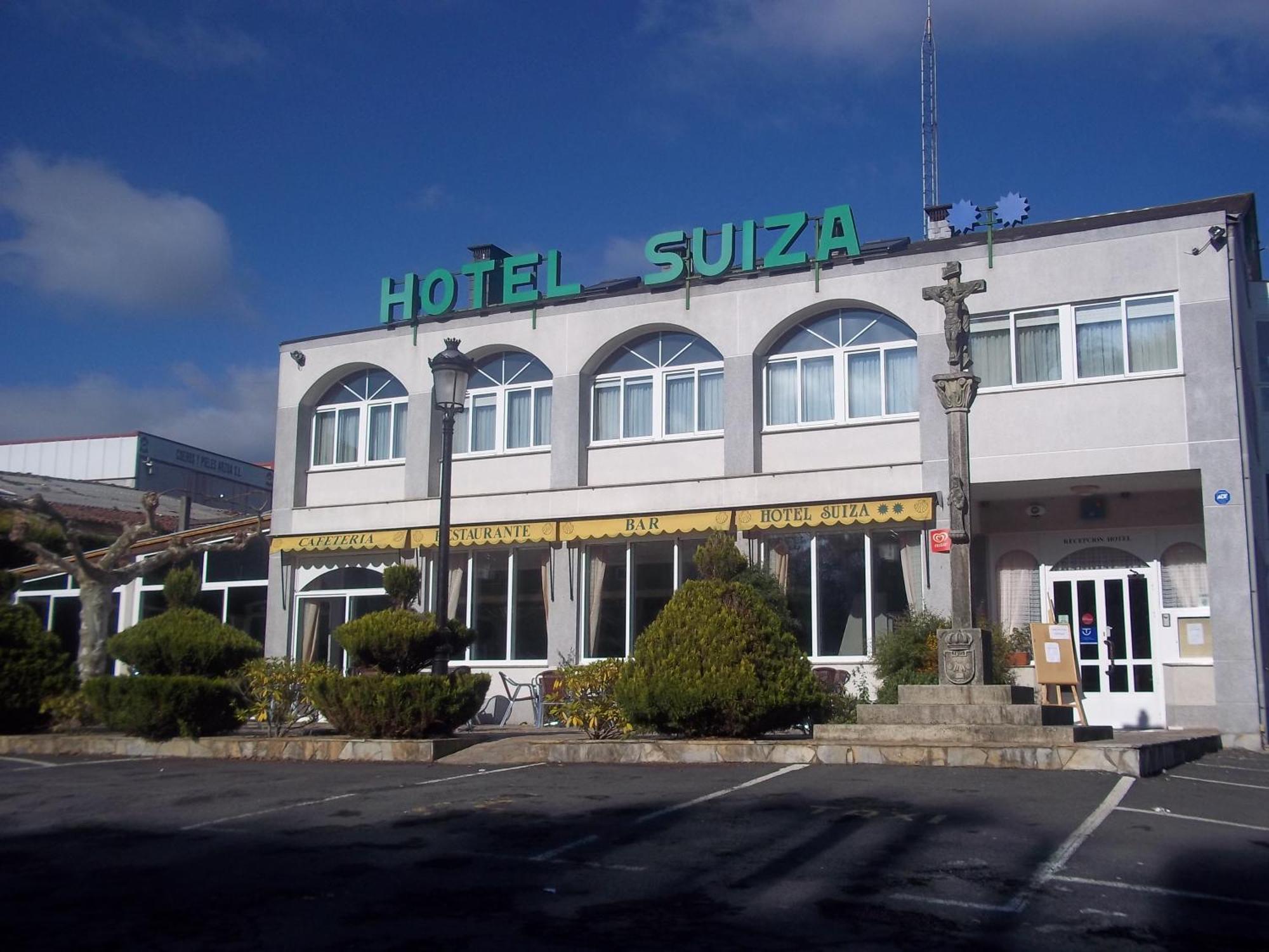 Hotel Suiza Arzua Bagian luar foto